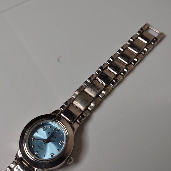 Silver Tone LTD Watch With Blue Dial - Picture 3 of 14